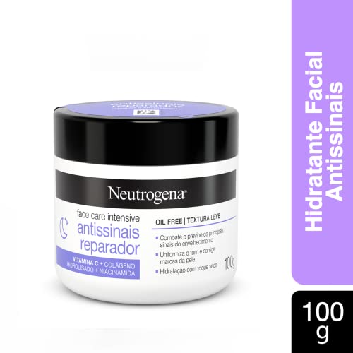 Neutrogena Hidratante Facial Antissinais Reparado Face Care Intensive, 100g