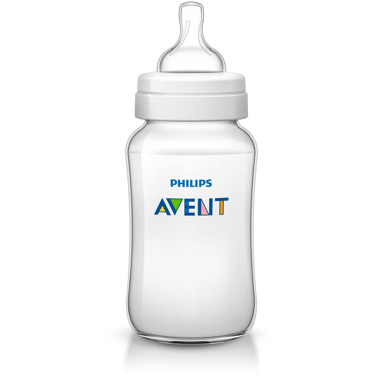 AVENT Kit 3 Mamadeiras Clássica Anticólica 125/260/330ml, Transparente