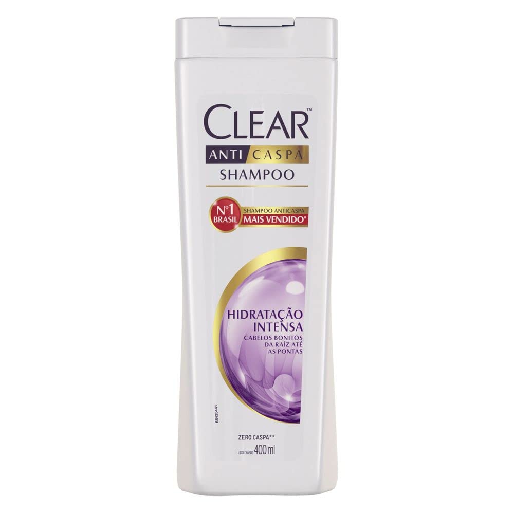 Clear Anticaspahidratação Intensa Shampoo 400 Ml