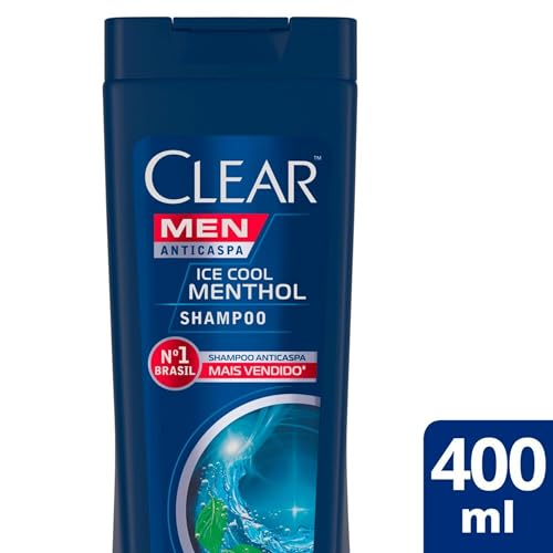 Clear, Shampoo Men Anticaspa, Ice Cool Menthol , 400ml