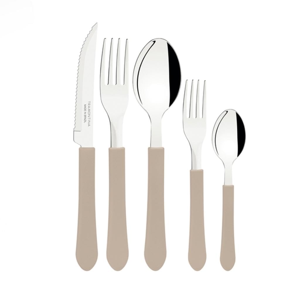 Faqueiro Inox 20 peças Leme Cinza - Tramontina
