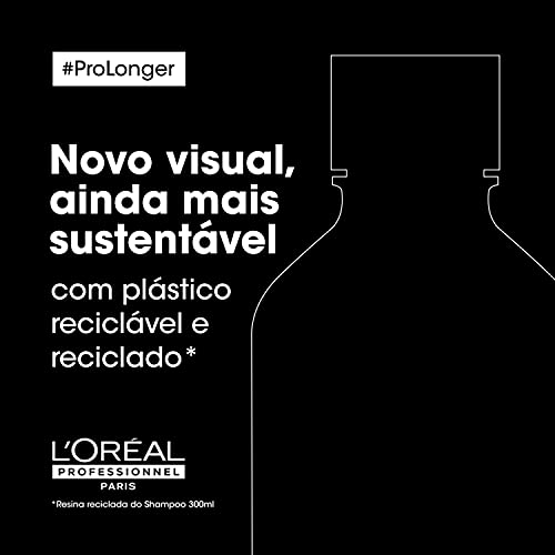L'Oréal Professionnel Máscara de Tratamento Pro Longer, Reduz a Quebra e a Aparência de Pontas Duplas, Adiciona Suavidade e Brilho, Para Cabelos Finos e com Afinamento, 250g