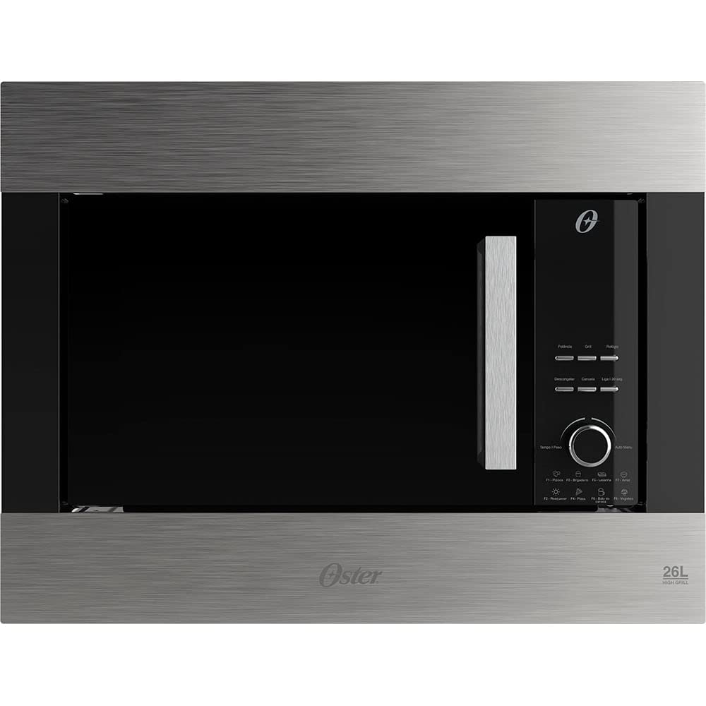 Micro-ondas de Embutir Oster, 26l, 110V, Black Inox, OMIC251