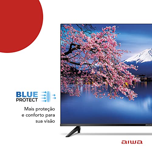 Smart TV Aiwa 43”, Android, Full HD, Borda Ultrafina, HDR10, Dolby Áudio - AWS-TV-43-BL-02-A