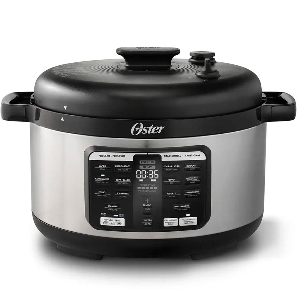 PANELA DE PRESSÃO OSTER, OVAL, 5,7L, 1000W, 110V, CKSTPCECOV57