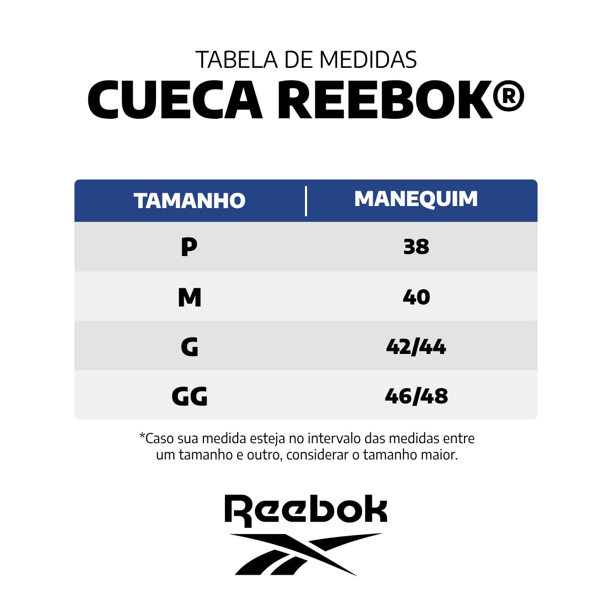 Kit 5 Cuecas Reebok Boxer Classic Microfibra Sortido Tamanho:G;Cor:Sortido
