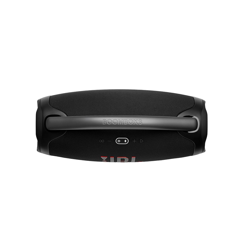 JBL Caixa de Som, Boombox 3, Bluetooth, À Prova D'água e Poeira - Preto