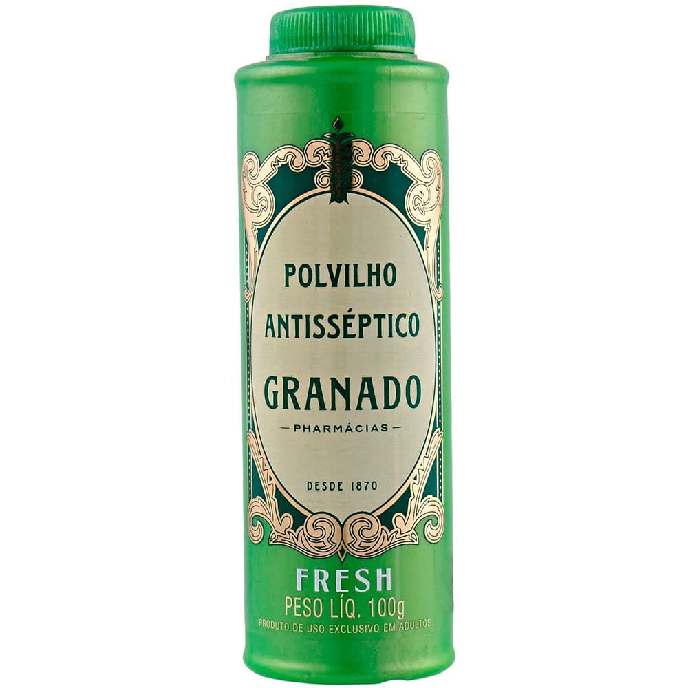 Granado Polvilho Antisséptico Fresh, Verde, 100G