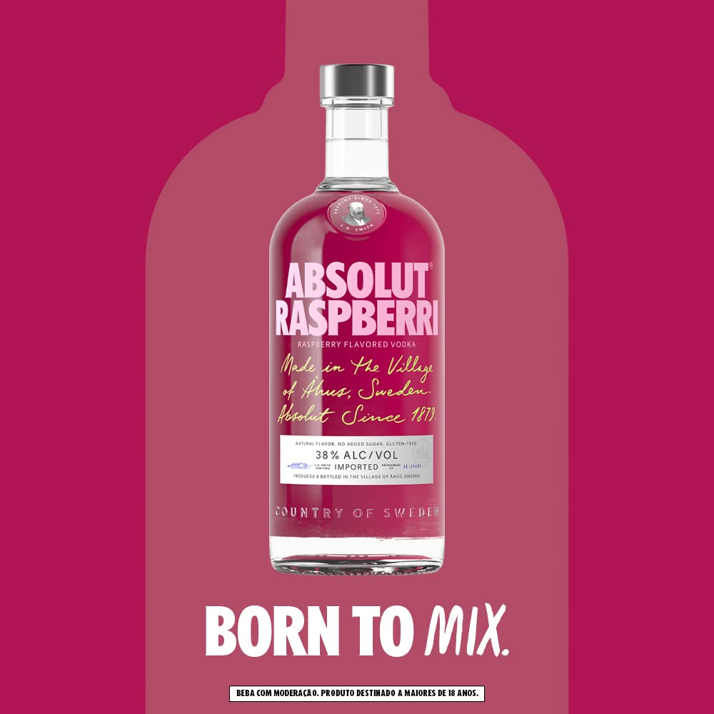 Vodka Absolut Raspberri - 750 ml