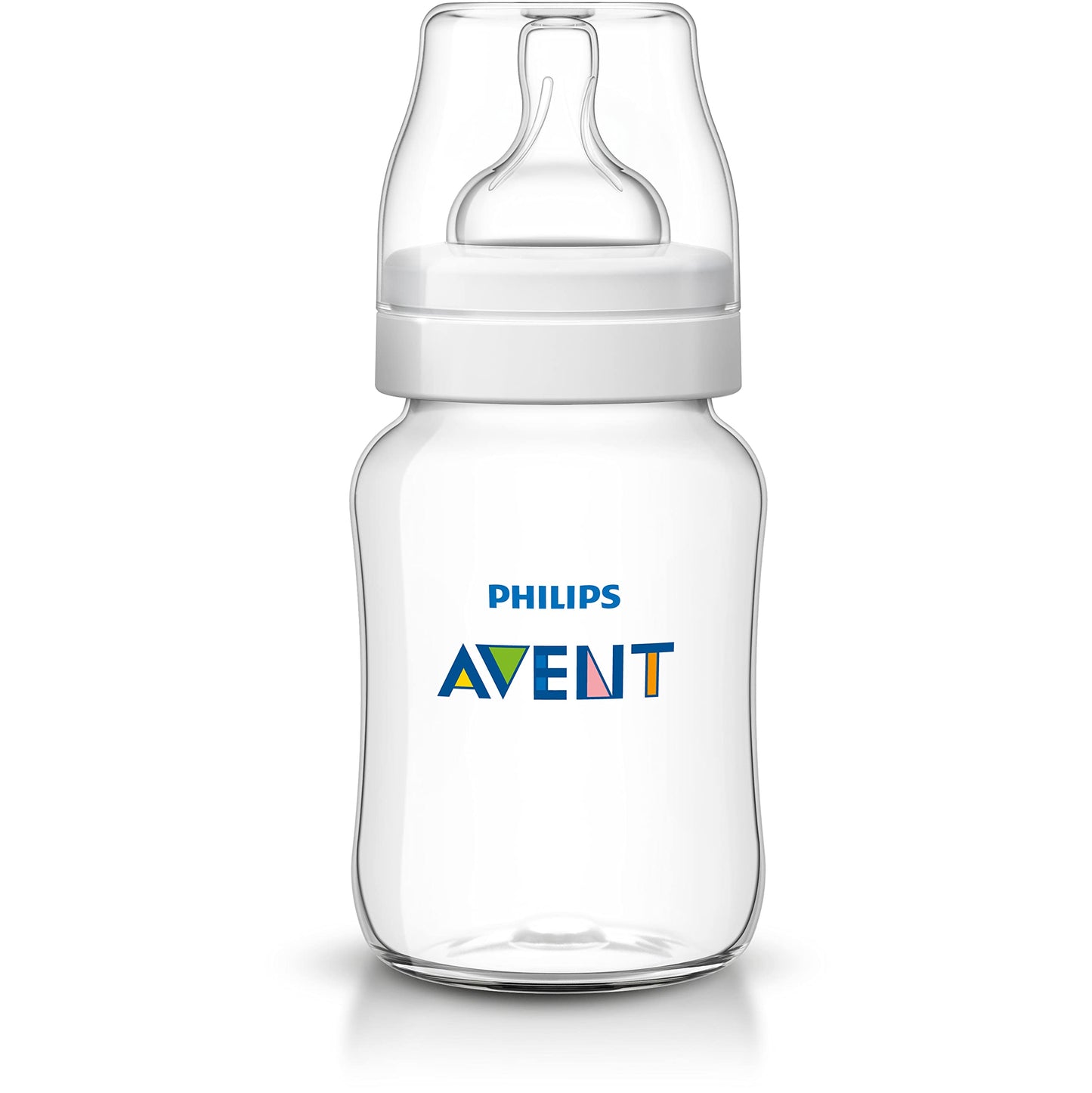 AVENT Kit 3 Mamadeiras Clássica Anticólica 125/260/330ml, Transparente