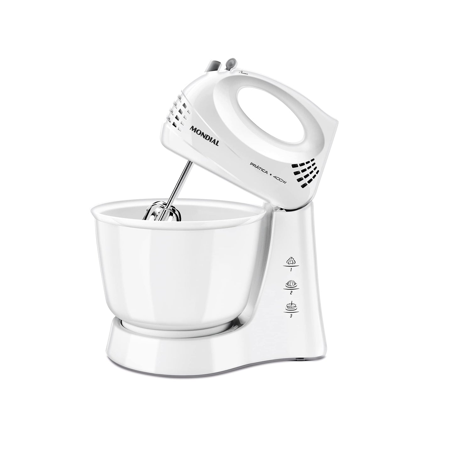 Batedeira Prática, Mondial, Branco, 400W, 110V - B-44-W
