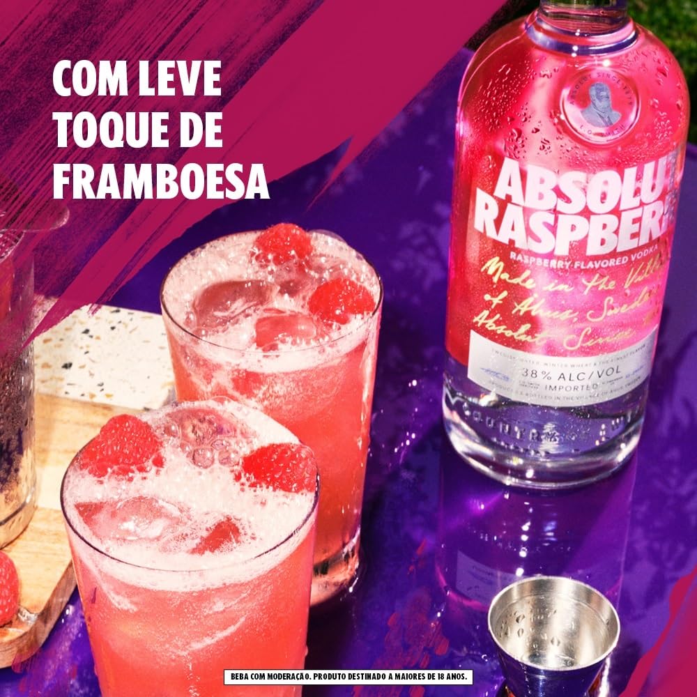 Vodka Absolut Raspberri - 750 ml