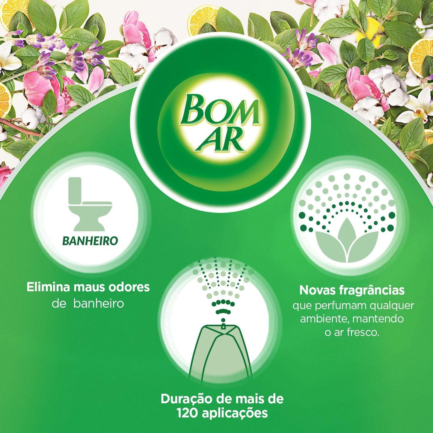 Air Wick Aromatizador Bom Ar Click Spray Refil Leve 3 Pague 2 Campos De Lavanda