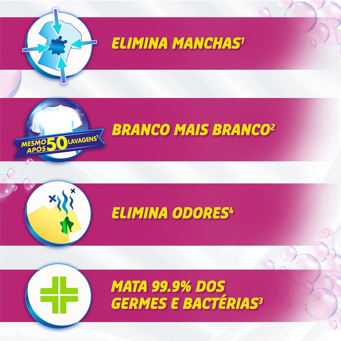 Vanish Tira Manchas Em Pó Crystal White Oxi Action 450G Para Roupas Brancas