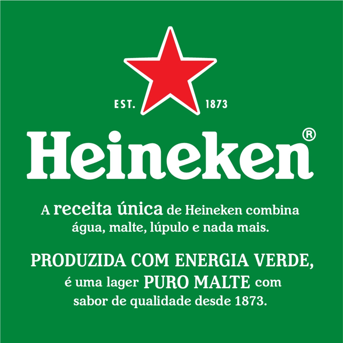 Heineken Cerveja Sleek Lata 350ml Pack 12 Unidades
