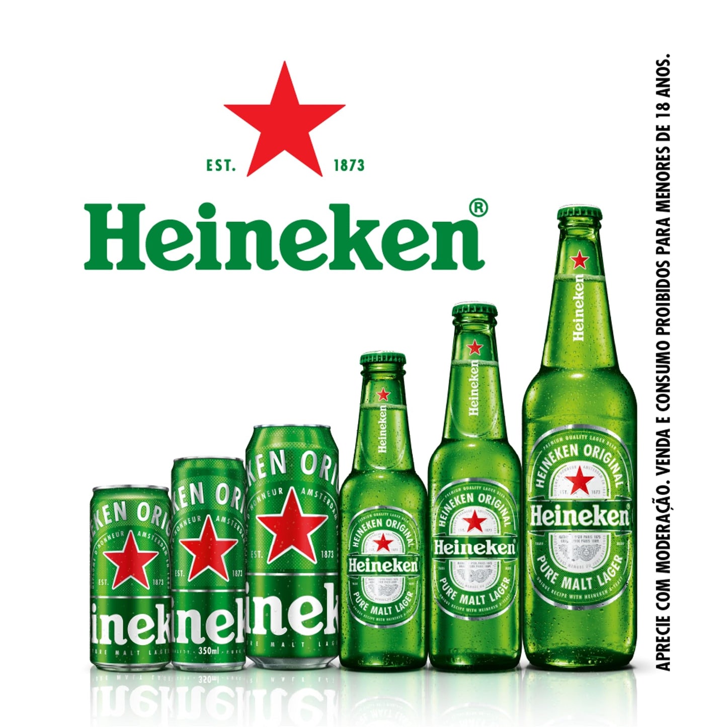 Heineken Cerveja Sleek Lata 350ml Pack 12 Unidades