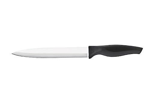 Conjunto de Facas com Cepo Cross, Brinox, Preto/Branco, 7 Peças
