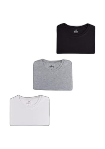 Kit Com 3 Camisetas Masculinas Básicas - Branco M