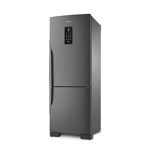 Geladeira Panasonic Frost Free 425L A+++ Titanio - NR-BB53PV3TA 127V