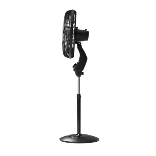 Ventilador Mallory Coluna Eolo Preto - Grafite 40 cm 220V