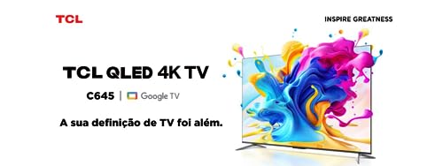 TCL QLED TV 50” C645 4K UHD GOOGLE TV DOLBY VISION GAMING