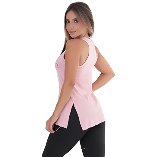 KIT 03 CAMISETAS REGATA FITNESS SILK ROCCA (G, Marinho/Tame/Romance)
