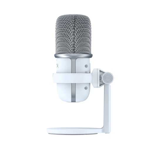 HyperX SoloCast USB WHT Microphone, Modelo: 519T2AA