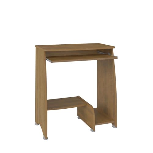 Mesa para Computador com prateleira retrátil PIXEL cor Pinho - Artely