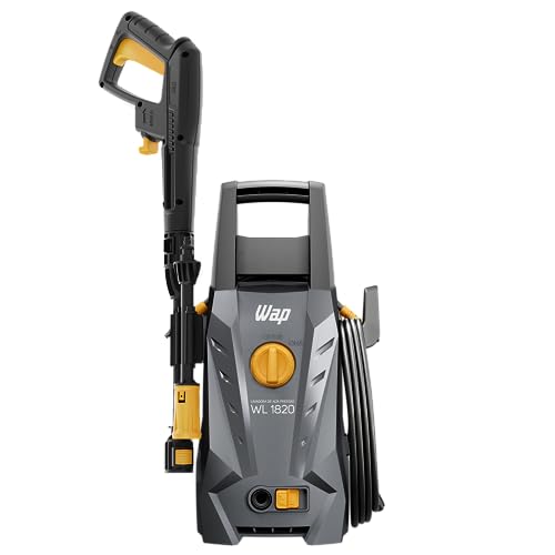 WAP Lavadora de Alta Pressão WL1820 Potência de 1400W e 1500 PSI com Agulha Desobstruidora Bico Ajustável Porta Acessórios 127V