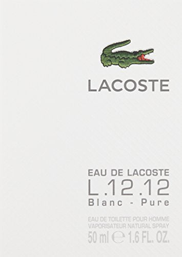 Lacoste L12.12 Blanc Masculino Eau De Toilette 50Ml,