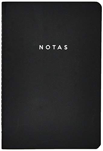 Kit 4 Cadernetas Costuradas Notas Mix, Cicero, 3732, Preto