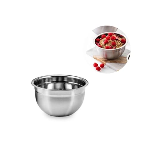 KIT 6 Tigelas Bowl Aço Inox Funda Multiuso Medidora