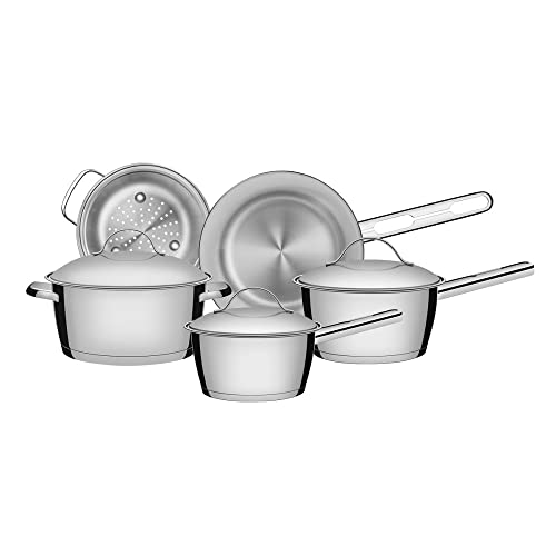 Jogo de Panelas com Fundo Triplo 5 Peças Tramontina Inox