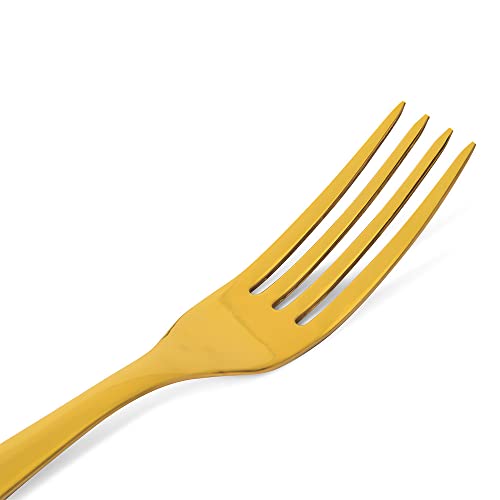 Faqueiro Dourado Lovers Aço Inox 16 Peças Gourmet Mix