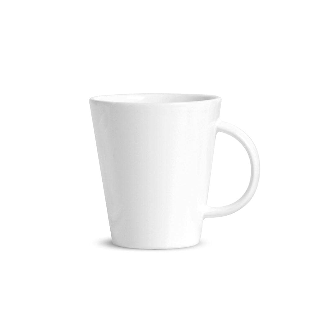 CONJUNTO C/ 4 CANECAS BASIC BRANCO Ø 8,1 cm 208 ml
