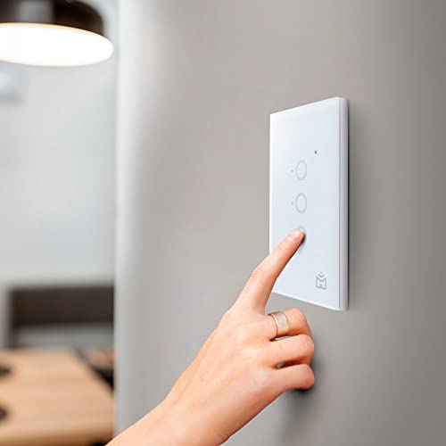 Smart Interruptor Wi-Fi Positivo Casa Inteligente, 3 Módulos, Touch, Branco - Compatível com Alexa