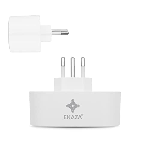 EKAZA TOMADA INTELIGENTE 10A, WI-FI, COMPATIVEL COM GOOGLE ASSISTENTE E ALEXA – T206
