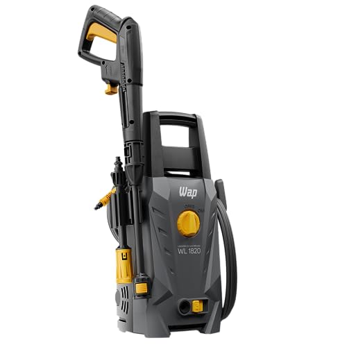 WAP Lavadora de Alta Pressão WL1820 Potência de 1400W e 1500 PSI com Agulha Desobstruidora Bico Ajustável Porta Acessórios 127V
