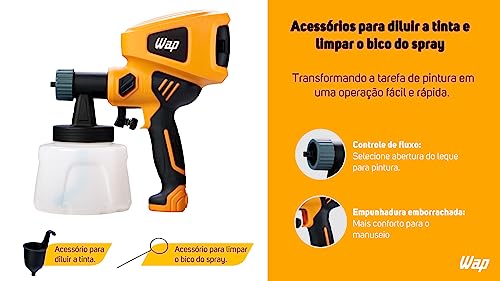 WAP Pistola de Pintura WAP EPP400 com Regulagem de Spray 900ml 400W 127V