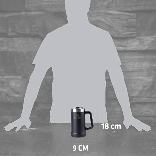 Caneca Térmica de Cerveja Stanley Matte Black | 709ML