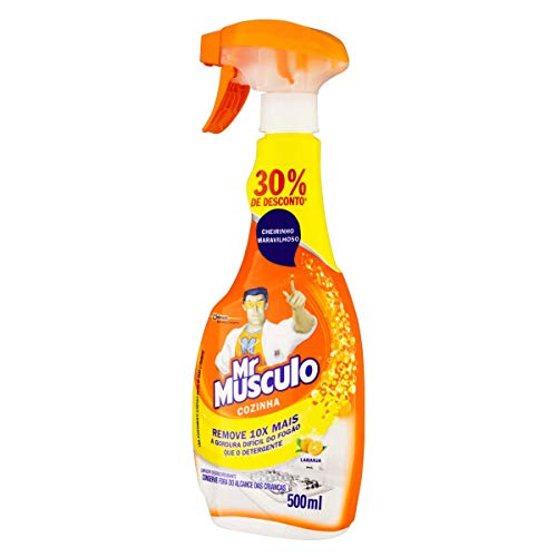 Mr. Músculo Cozinha Limpador Desengordurante Aparelho Laranja 500ml