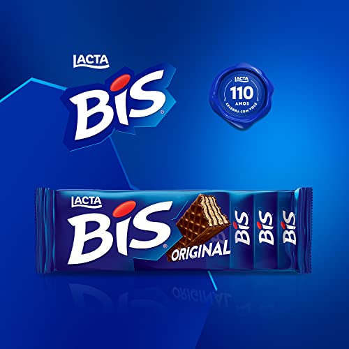 Lacta - Chocolate Bis ao leite, 126g