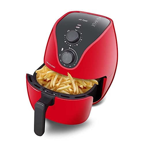 Fritadeira Elétrica Air Fryer 4L 127V 1500W com Grade Vermelha Multilaser - CE083