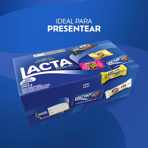 Lacta Favoritos - Caixa de variedades chocolates, 250,6g