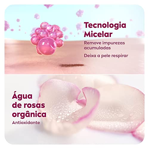 NIVEA Sabonete Facial em Gel Aqua Rose 150ml - Remove impurezas e maquiagem à prova d'água sem deixar resíduos, promove maciez na face e prepara a pele para receber maquiagens