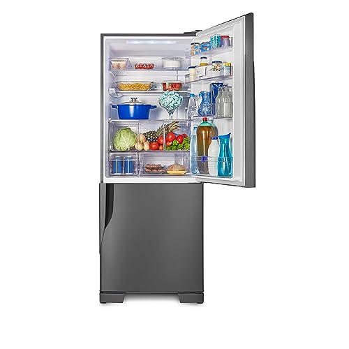 Geladeira Panasonic Frost Free 425L A+++ Titanio - NR-BB53PV3TA 127V