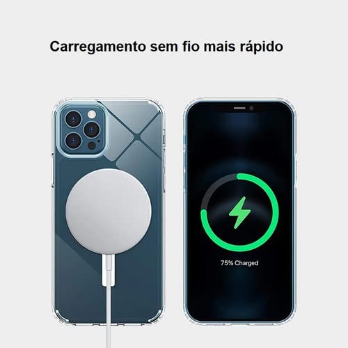 Capa Capinha Clear Case Magnetica Premium Compatível com Mag-Safe para Para iPhone 13 13 Pro 13 Pro Max (iPhone 13)