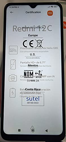 Smartphone Xiaomi Redmi 12C 128GB - 4GB Ram Ocean Blue (AZUL) (Azul)