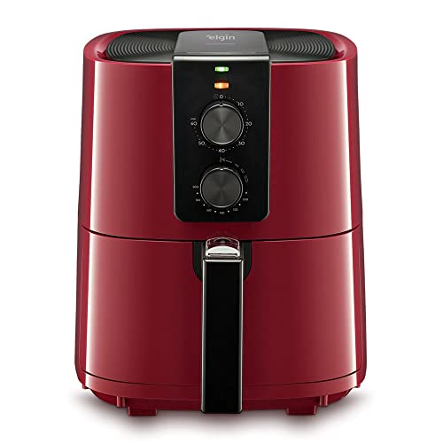 Fritadeira Elétrica Cuisine Fry Gourmet Elgin 5,5 Litros Vermelha com cesta removível 110V - Airfryer