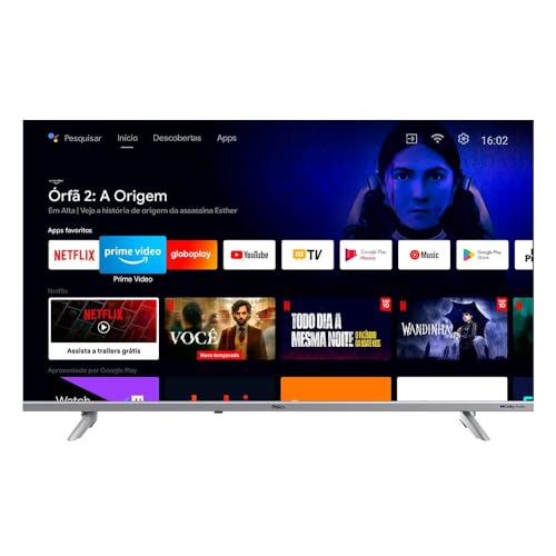 Smart TV 39” Philco Android PTV39E3AASSB Dolby Audio Bivolt